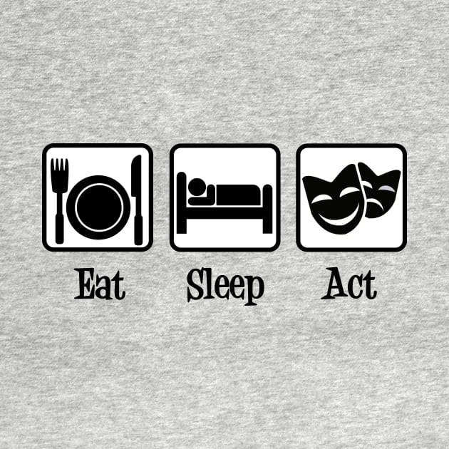 Eat Sleep Act by epiclovedesigns